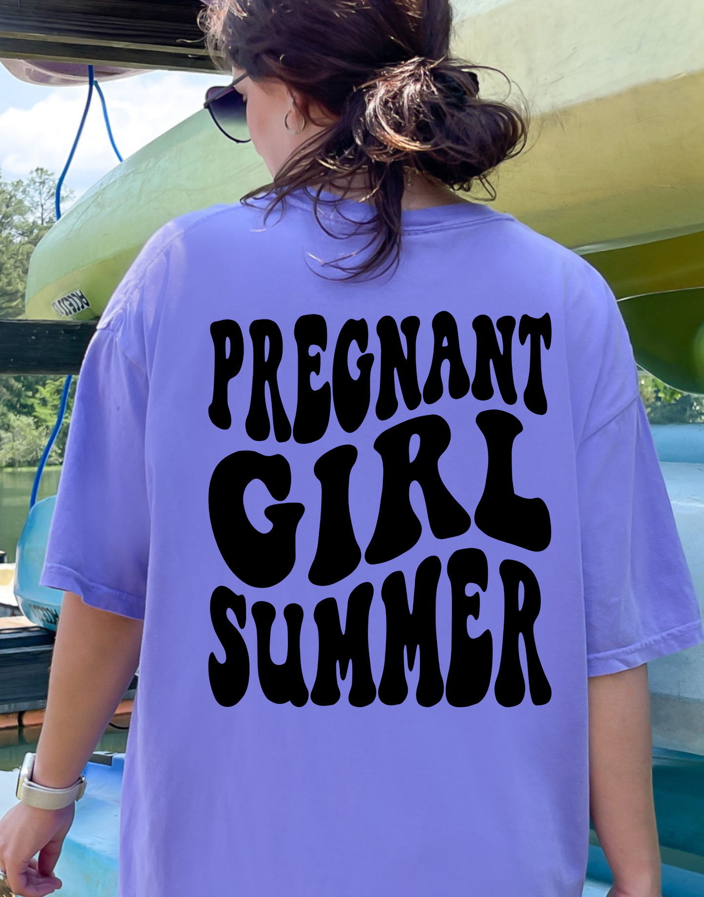 A Pregnant Girl Summer Tee