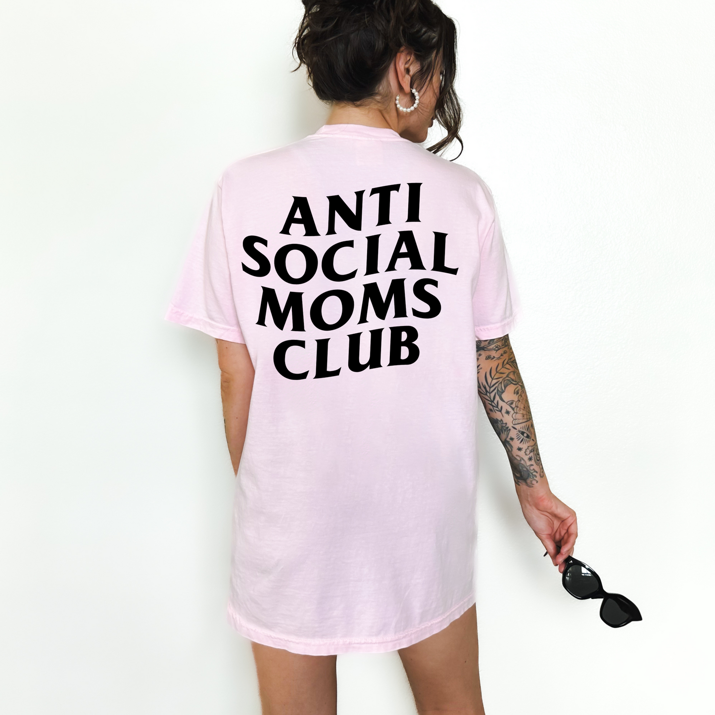 Anti Social Moms Club Tee