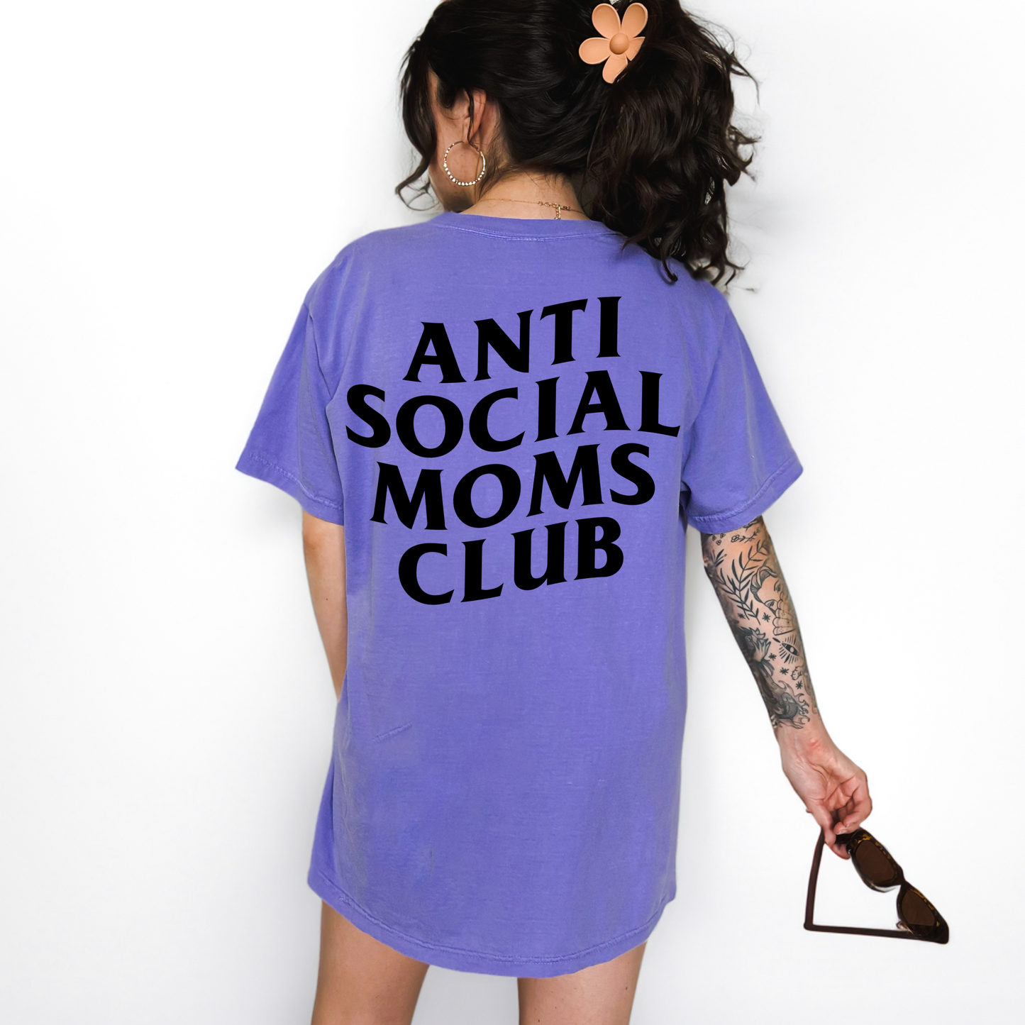 Anti Social Moms Club Tee