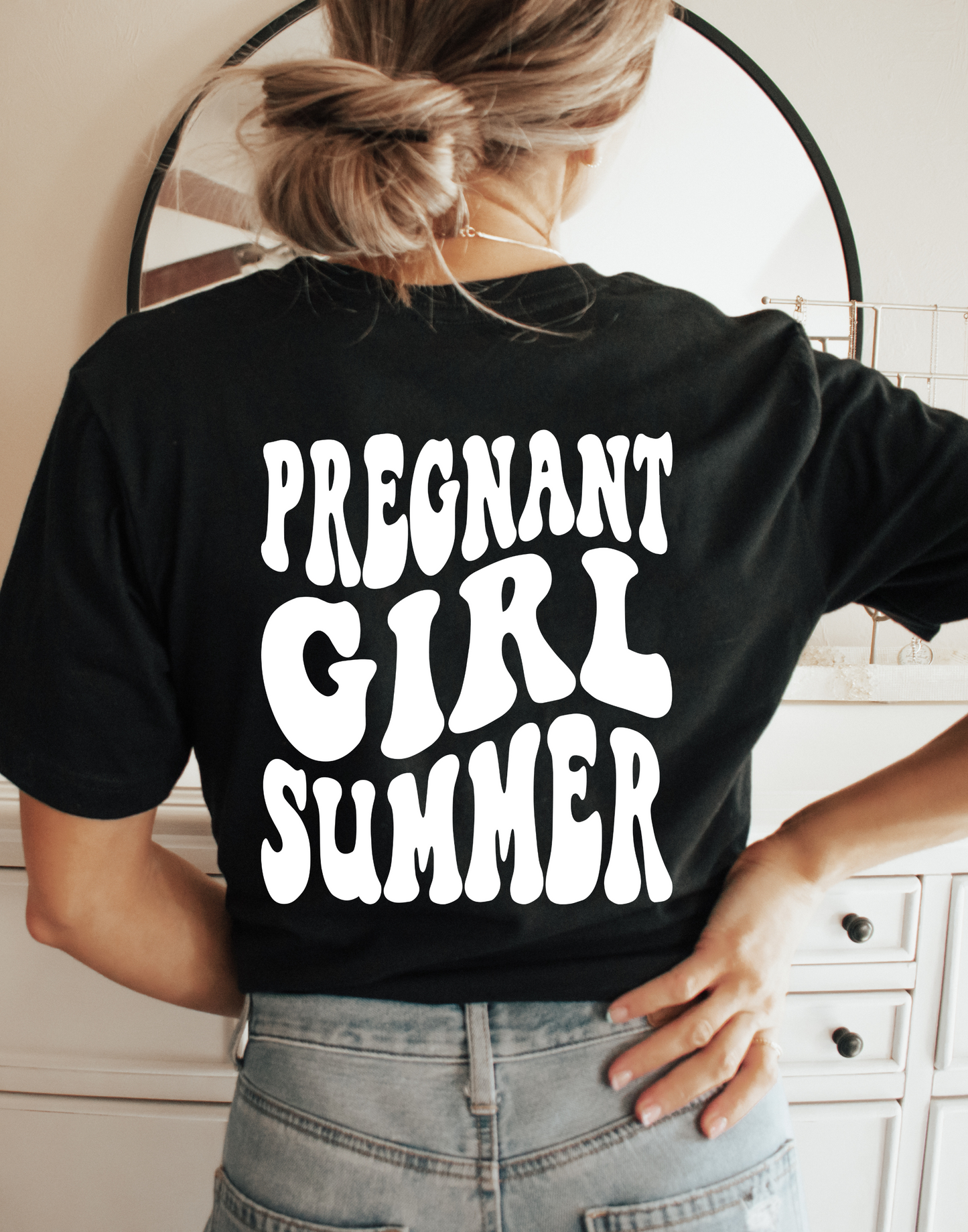 A Pregnant Girl Summer Tee