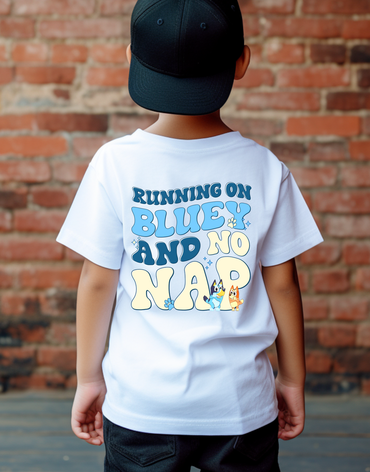 Bluey And No Nap Kids Tee